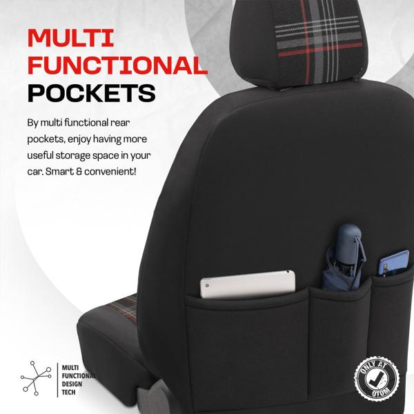 Auto Sitzbezug Set Universal Vorne und Hinten Komfortabel Komplett Set